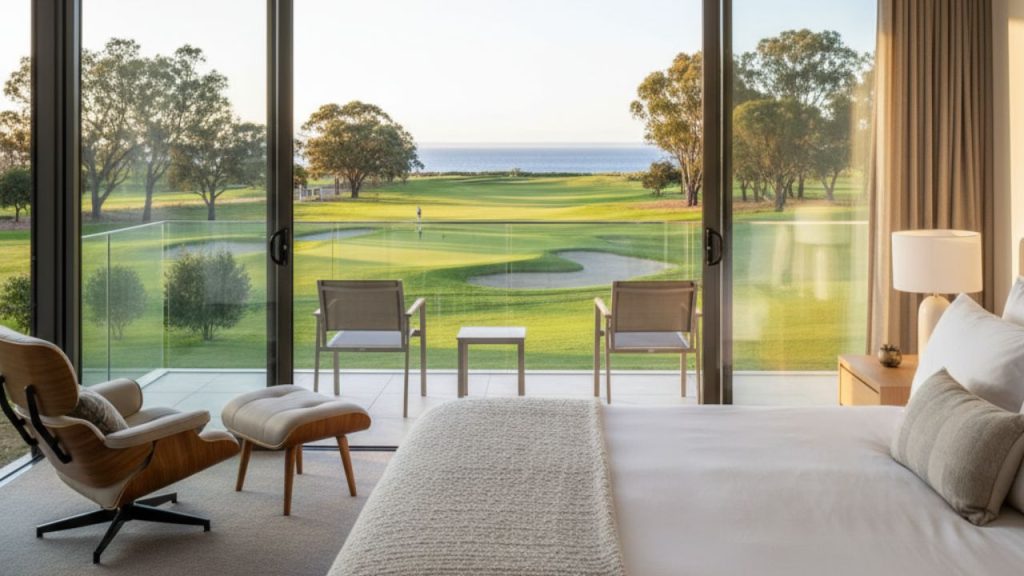 views on a luxury accommodation in mornington peninsula