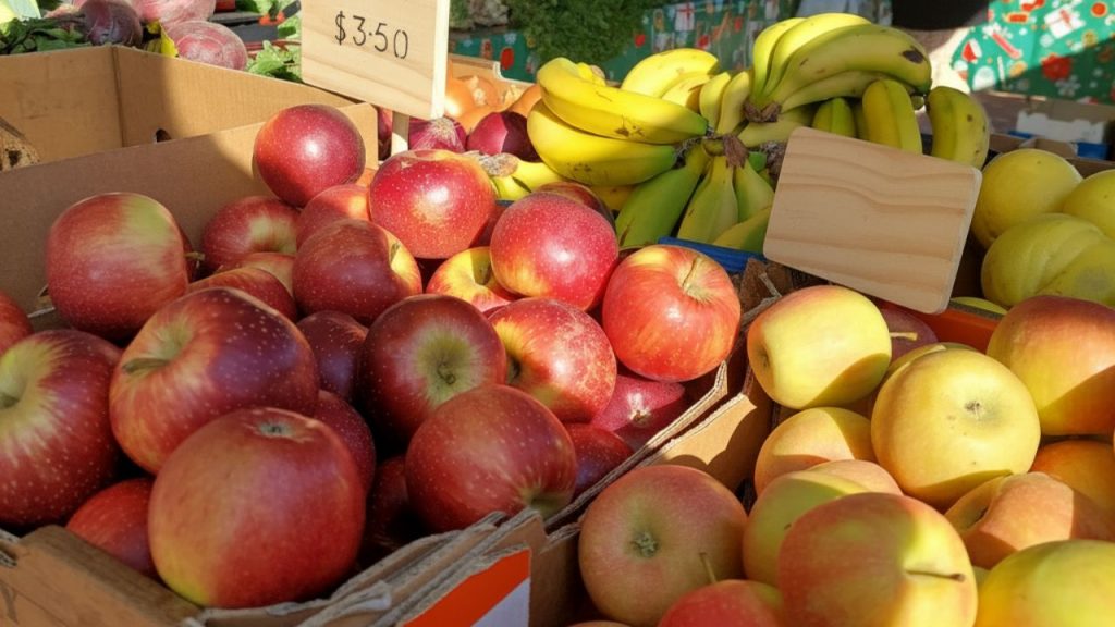 Local market in Mornington